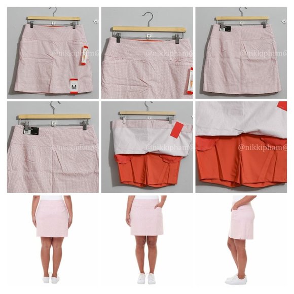 S.C & CO Dresses & Skirts - S.C. & CO Ladies' Skort Pull-On, Tummy Control Waistband In red